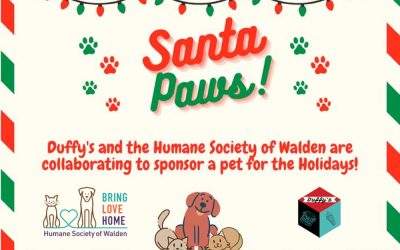 Santa Paws – Sponsor a HSW Pet at Duffy’s