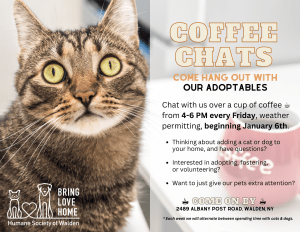Coffee Chats @ Humane Society of Walden