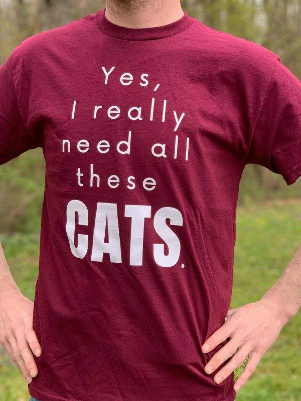 Yes, I really need all these CATS t-shirt - Humane Society of Walden